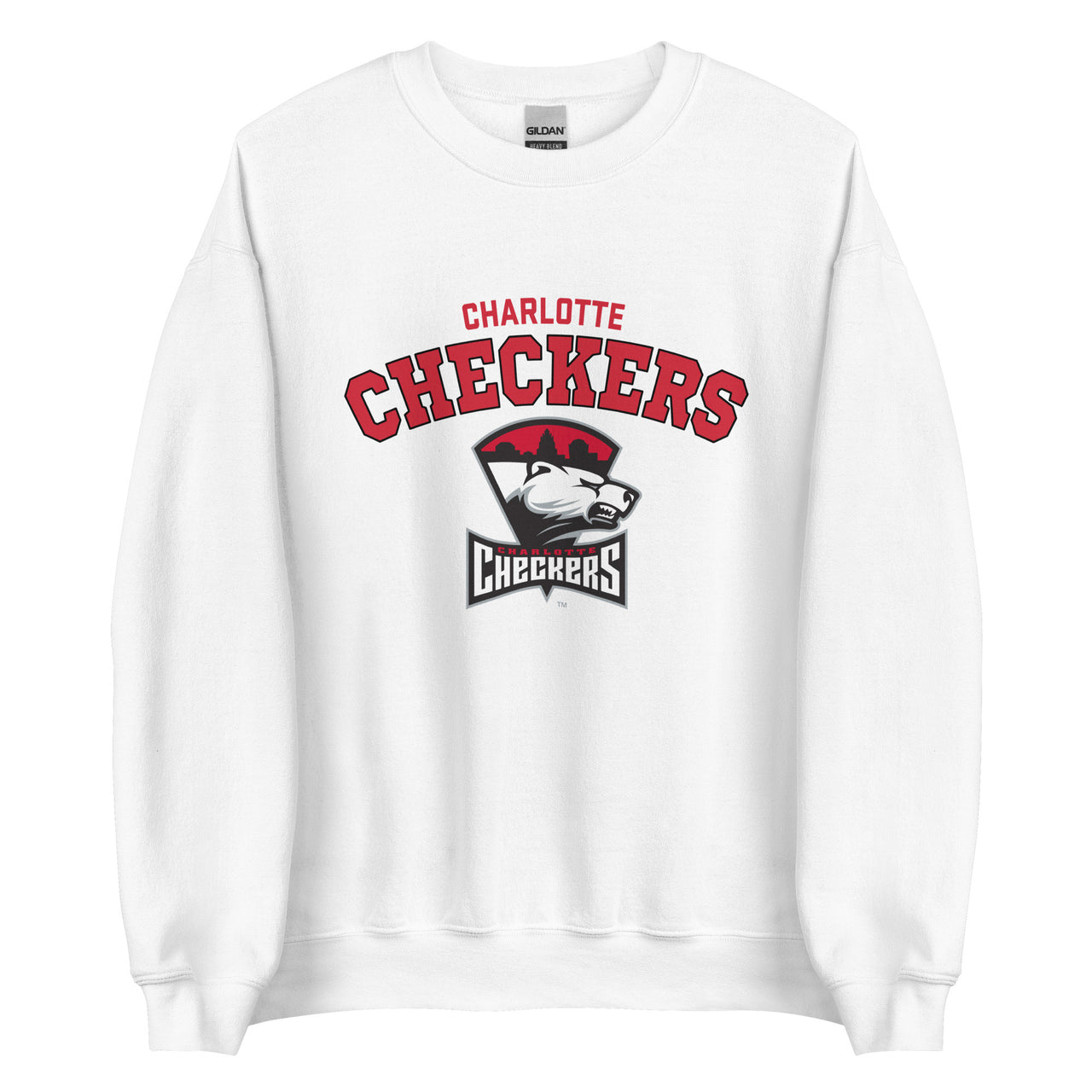 Charlotte Checkers Adult Arch Crewneck Sweatshirt