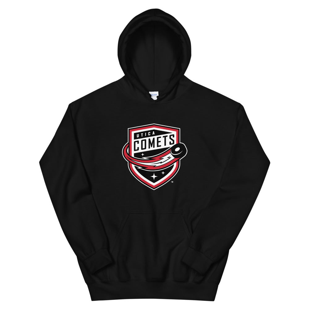 Utica Comets Adult Primary Logo Pullover Hoodie
