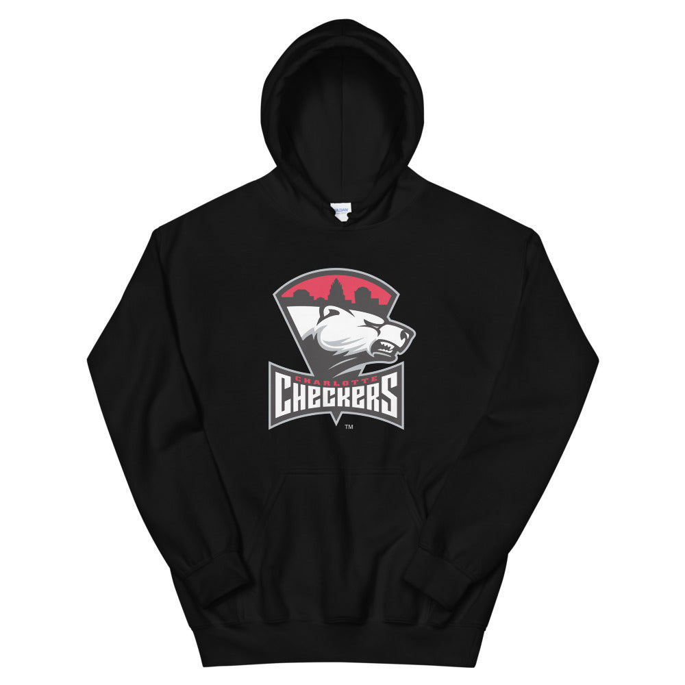 Charlotte Checkers Adult Primary Logo Pullover Hoodie