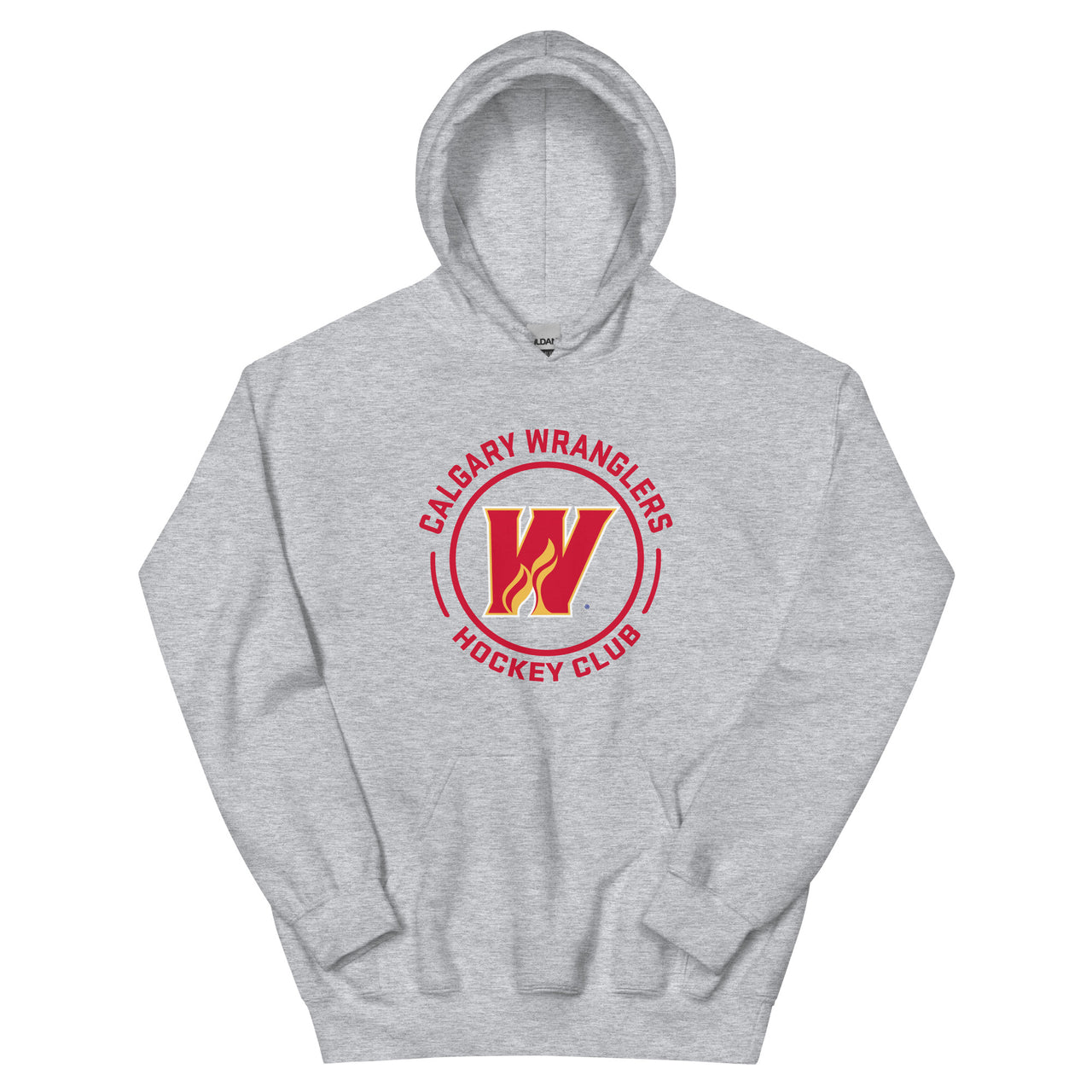 Calgary Wranglers Adult Faceoff Pullover Hoodie