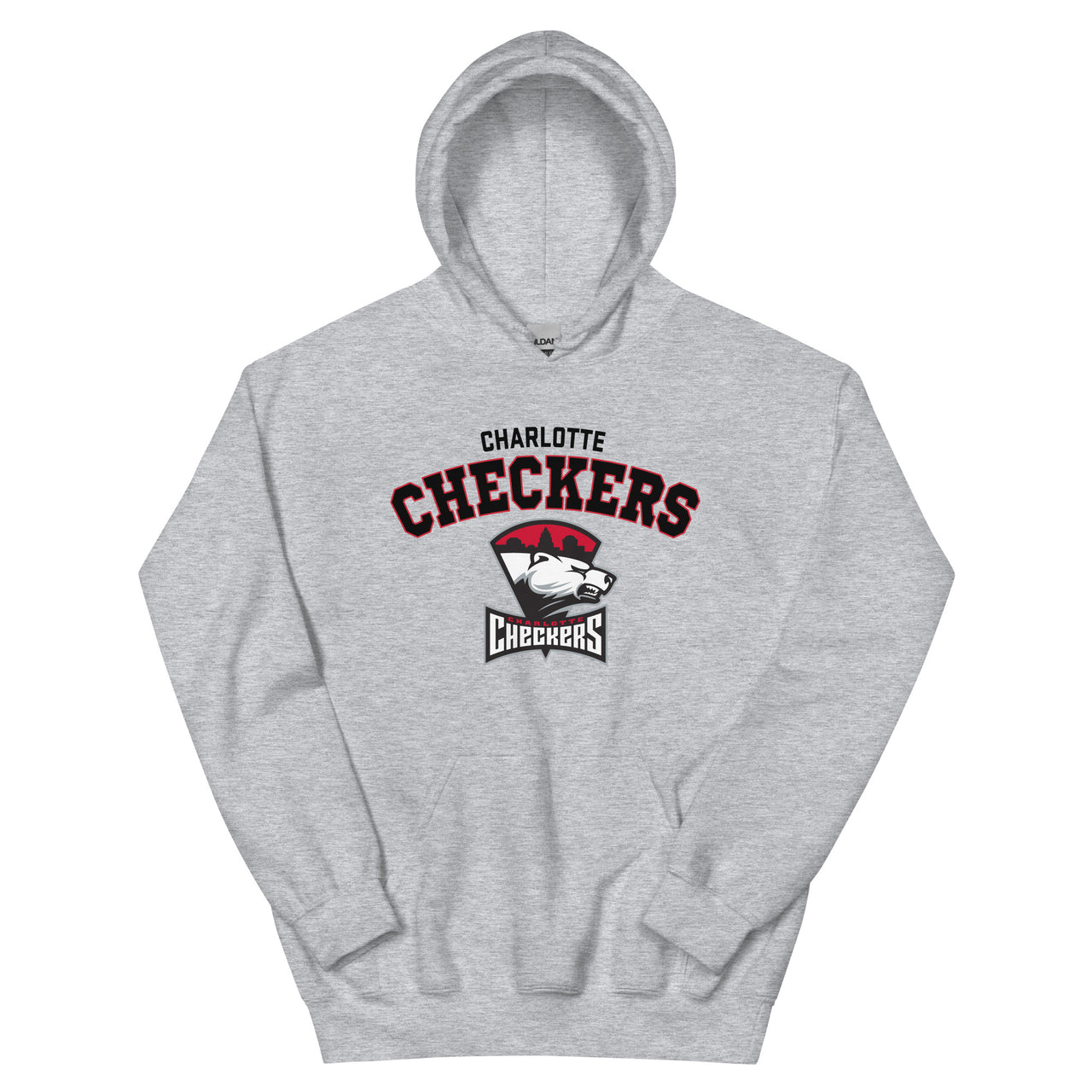 Charlotte Checkers Adult Arch Pullover Hoodie