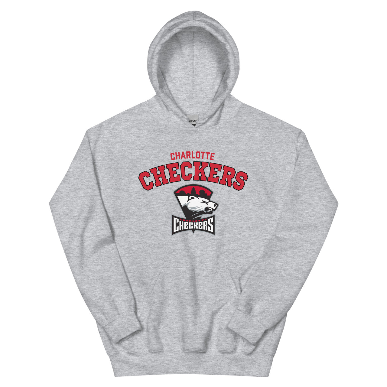 Charlotte Checkers Adult Arch Pullover Hoodie