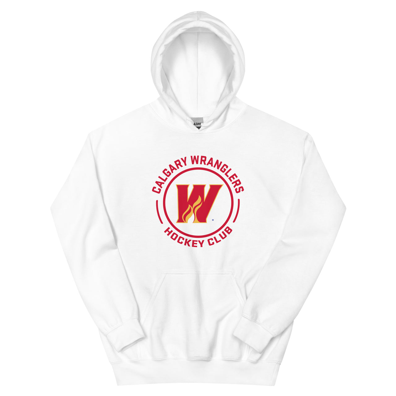 Calgary Wranglers Adult Faceoff Pullover Hoodie
