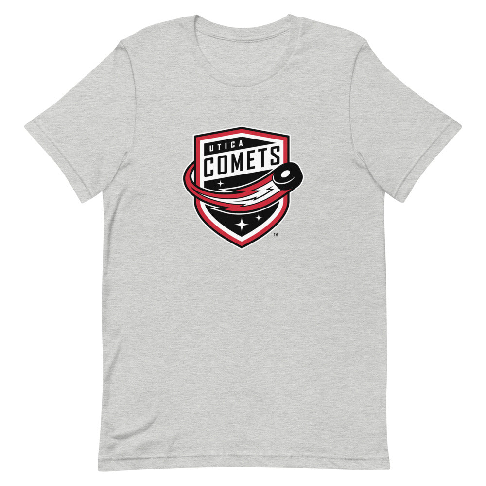 Utica Comets Adult Primary Logo Premium Short-Sleeve T-Shirt