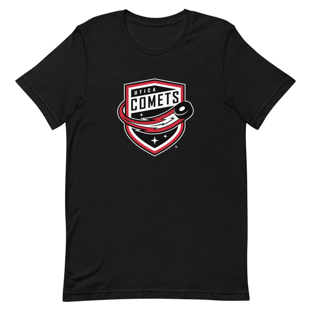 Utica Comets Adult Primary Logo Premium Short-Sleeve T-Shirt