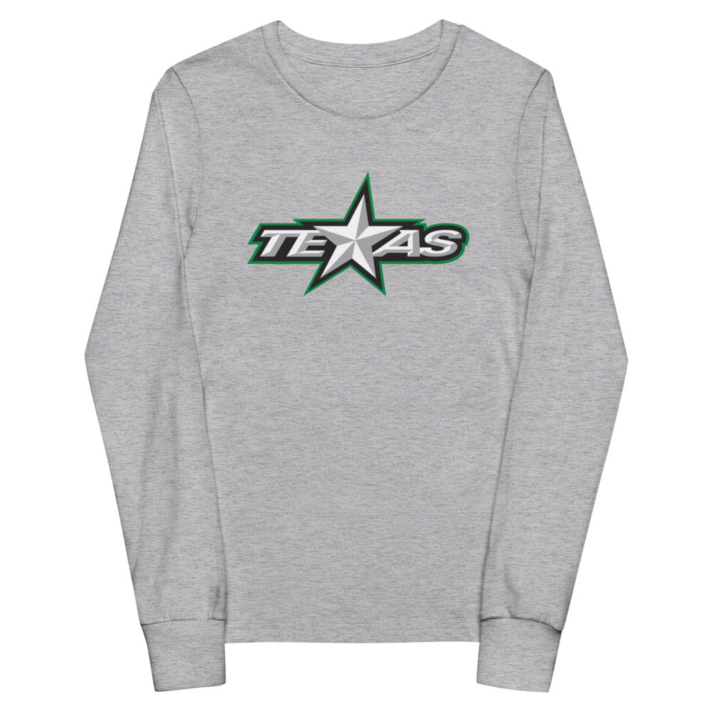 Texas Stars Primary Logo Youth Long Sleeve Shirt