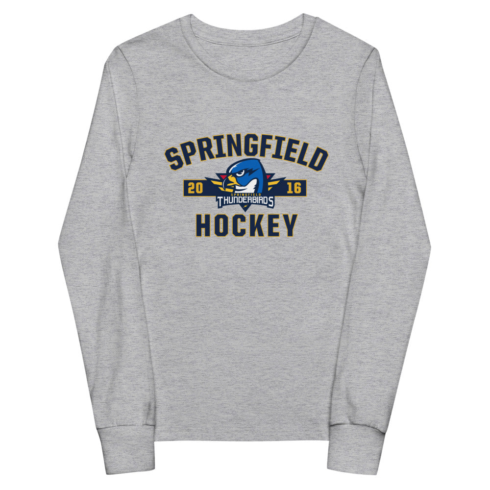 Springfield Thunderbirds Established Logo Youth Long Sleeve T-Shirt