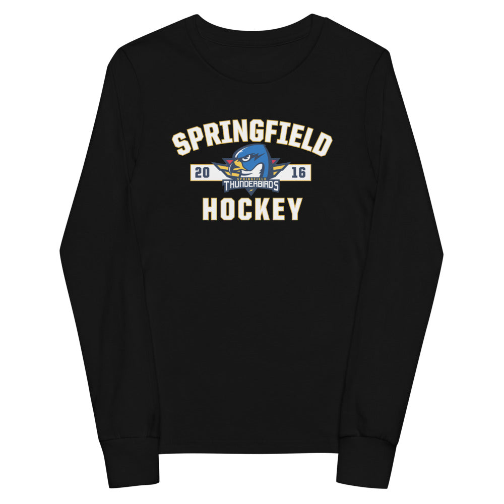 Springfield Thunderbirds Established Logo Youth Long Sleeve T-Shirt