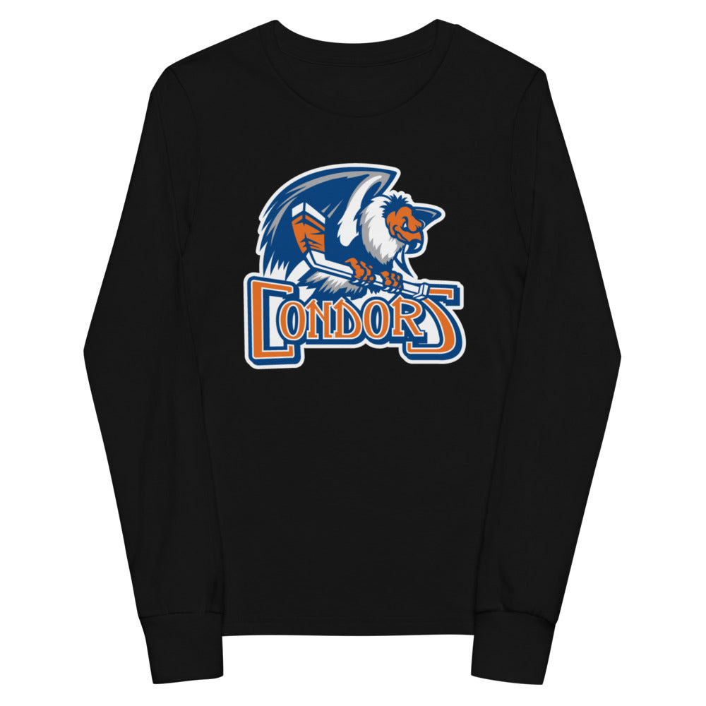 Bakersfield Condors Primary Logo Youth Long Sleeve Shirt