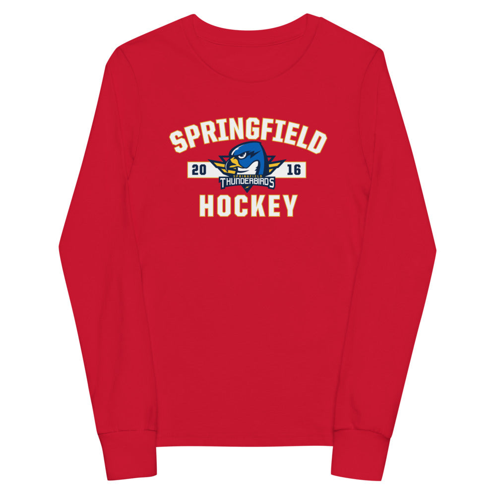 Springfield Thunderbirds Established Logo Youth Long Sleeve T-Shirt