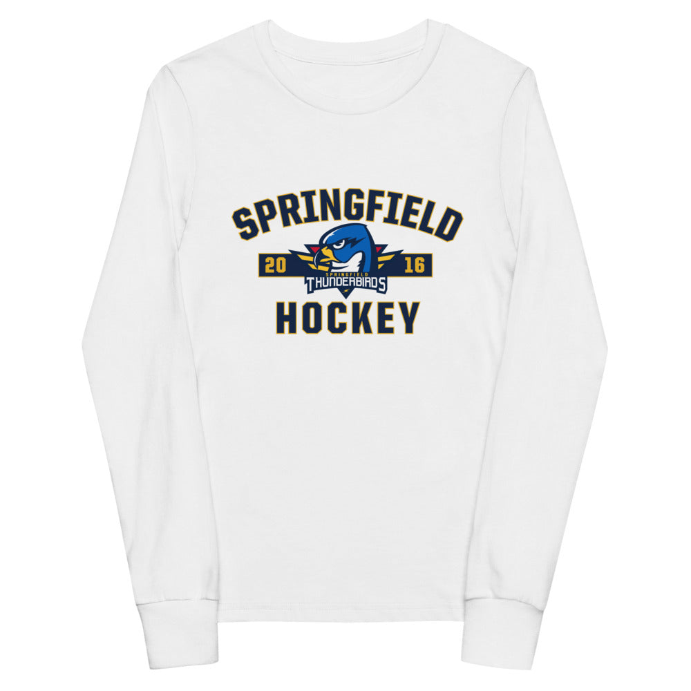 Springfield Thunderbirds Established Logo Youth Long Sleeve T-Shirt