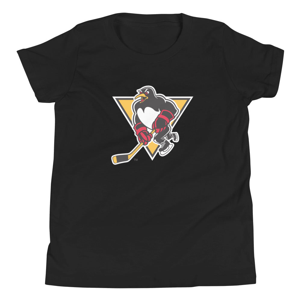 Wilkes-Barre/Scranton Penguins Youth Established Short Sleeve T-Shirt