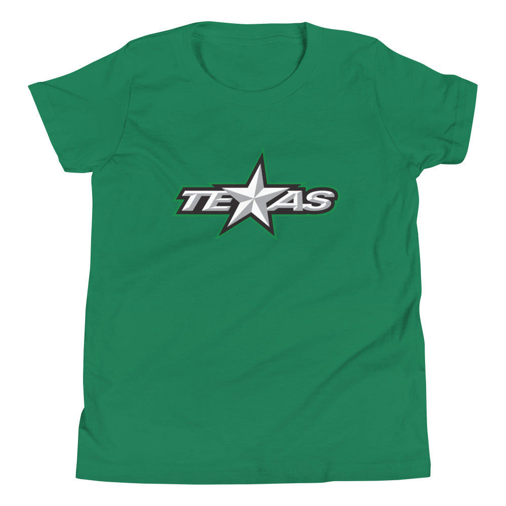 Texas Stars Primary Logo Youth Short Sleeve T-Shirt
