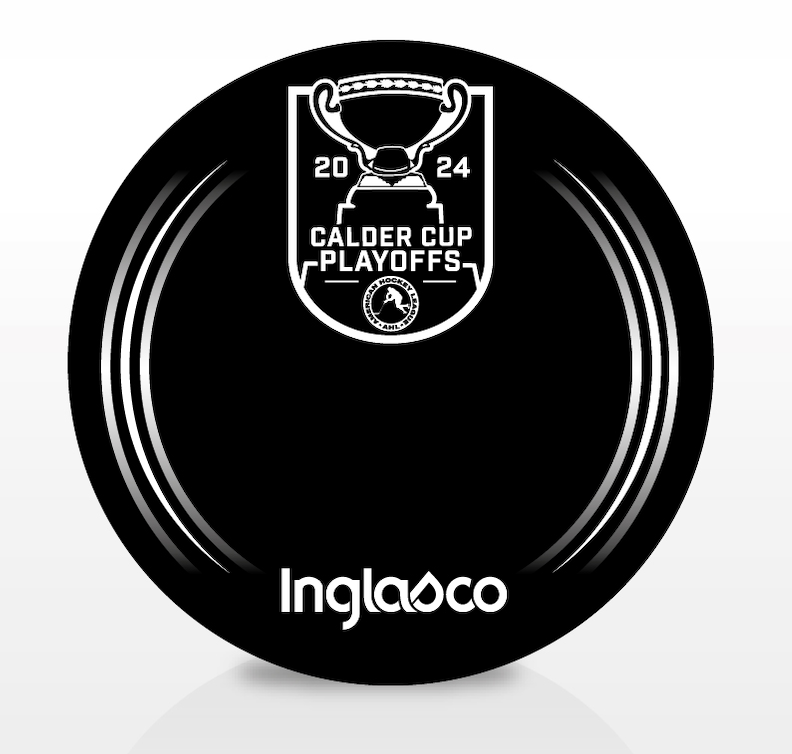 Wilkes-Barre/Scranton Penguins vs Lehigh Valley Phantom 2024 Calder Cup Playoffs Dueling Souvenir Puck