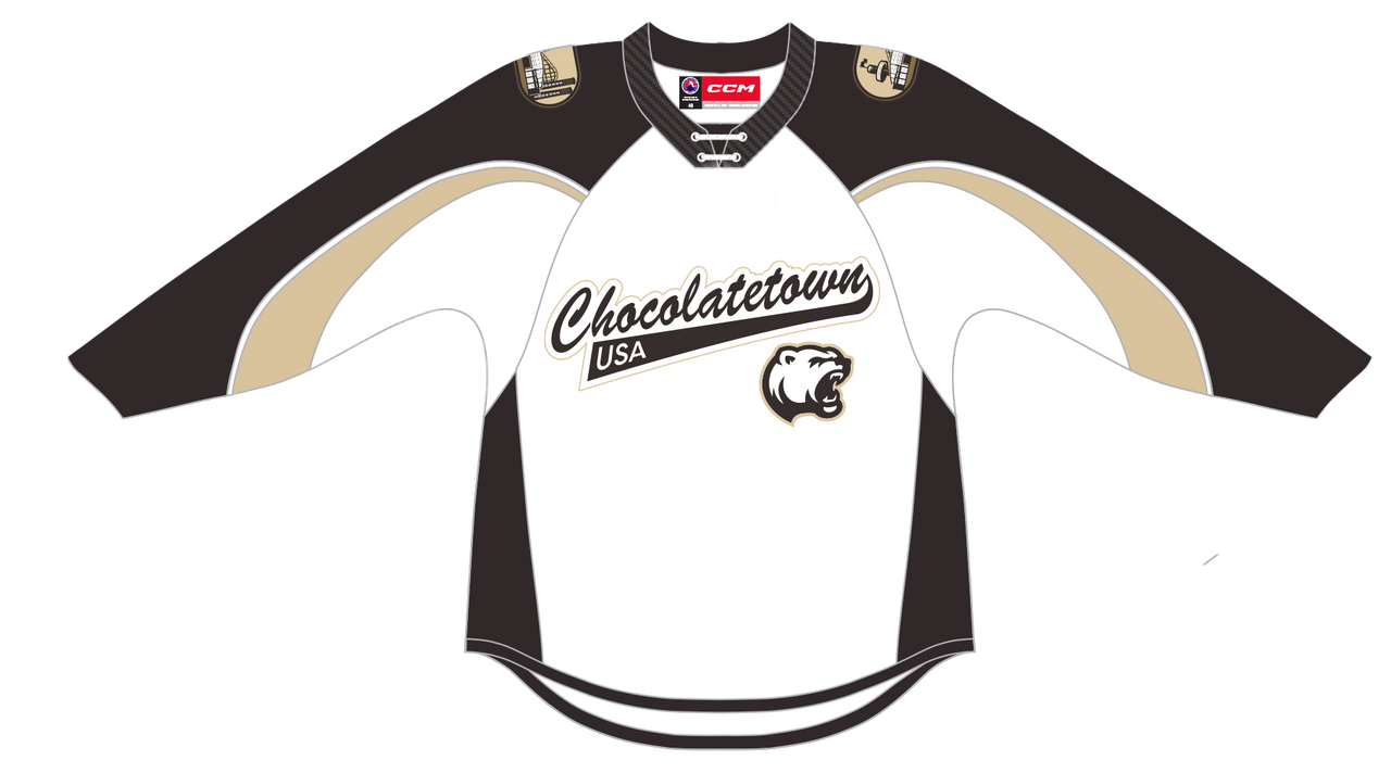 CCM Quicklite Hershey Bears Customized Premier Third "Chocolatetown" Jersey