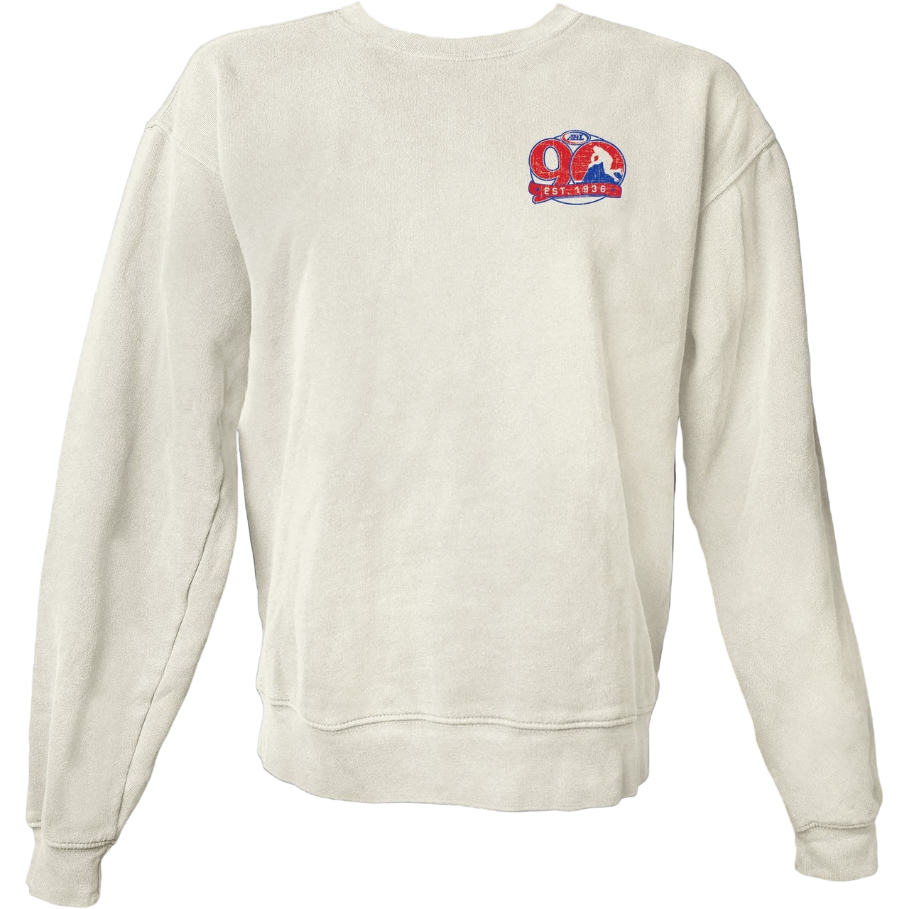 AHL 90th Anniversary Adult Crewneck Pullover - Ivory