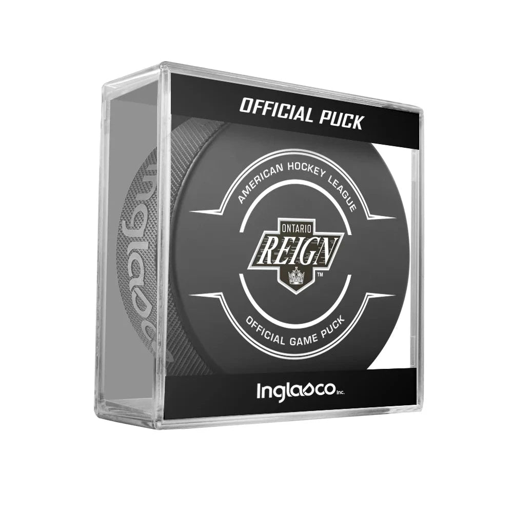 Ontario Reign Official 90th Anniversary Edition Game Puck