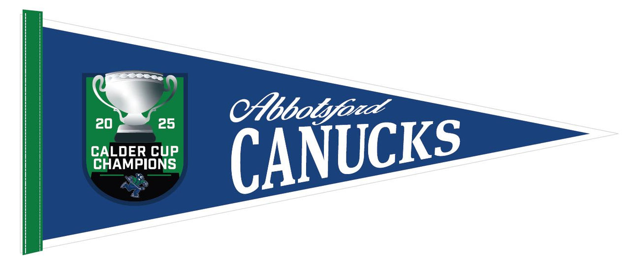 Abbotsford Cancucks 2025 Calder Cup Champions Pennant