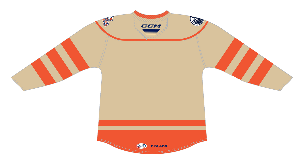 CCM Quicklite Bakersfield Condors Premier Third Beige Jersey