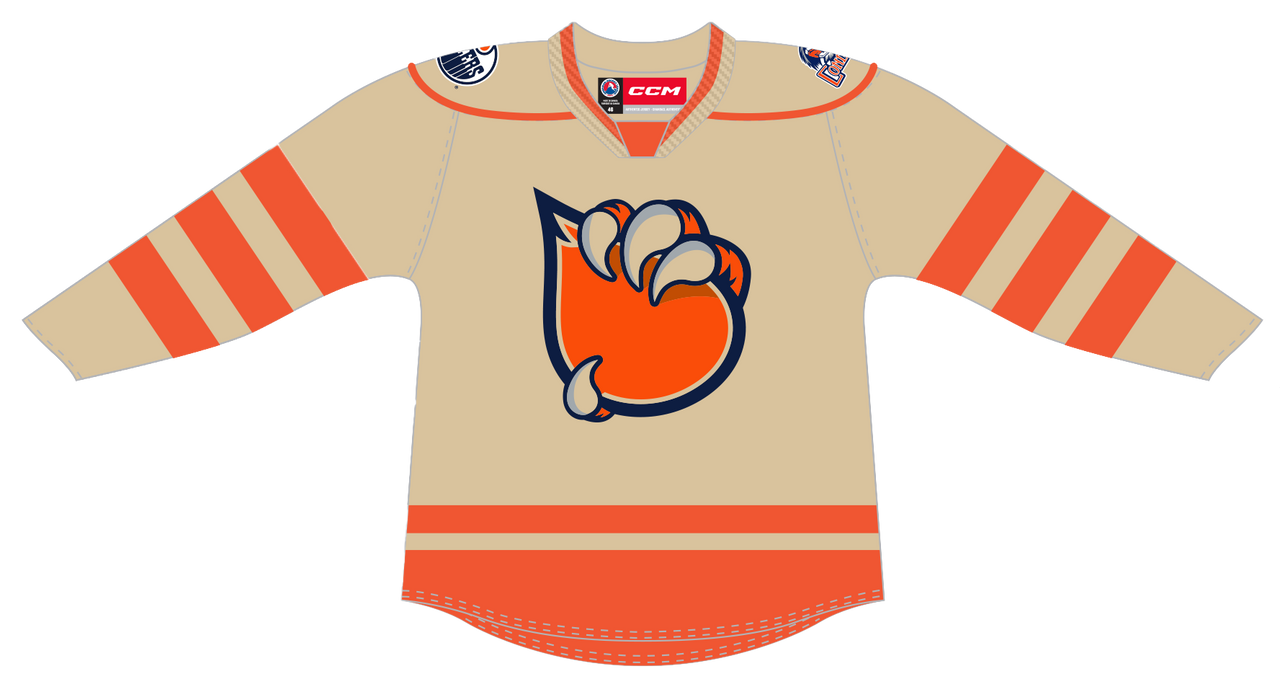 CCM Quicklite Bakersfield Condors Premier Third Beige Jersey