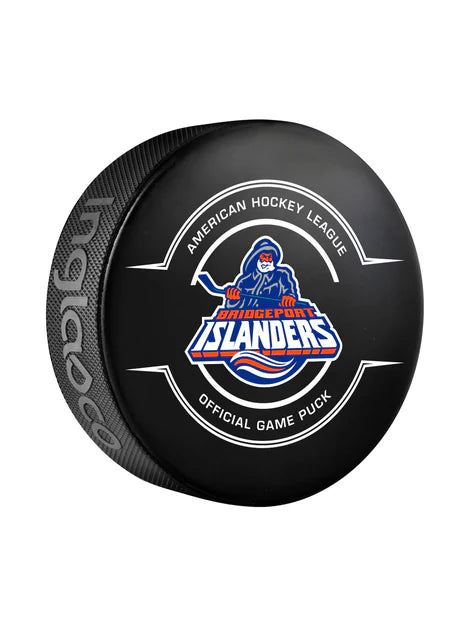 Bridgeport Islanders Official Center Ice Game Puck