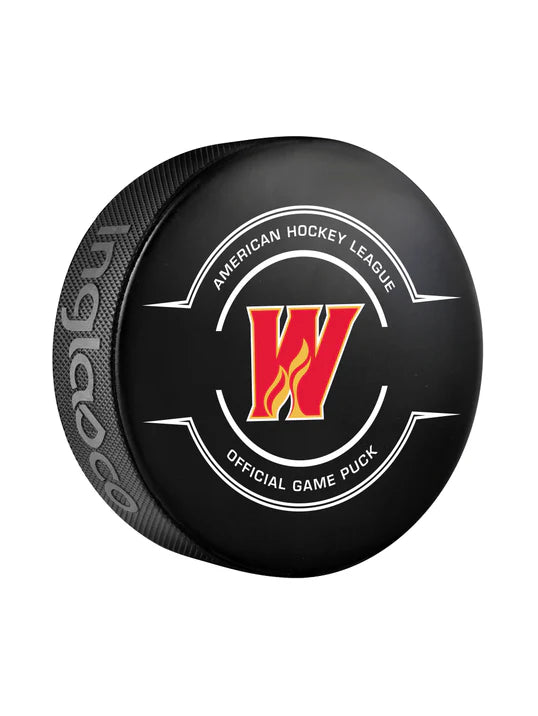 Calgary Wranglers Official Center Ice Game Puck