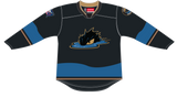 CCM Quicklite Cleveland Monsters Customized Premier Black Jersey
