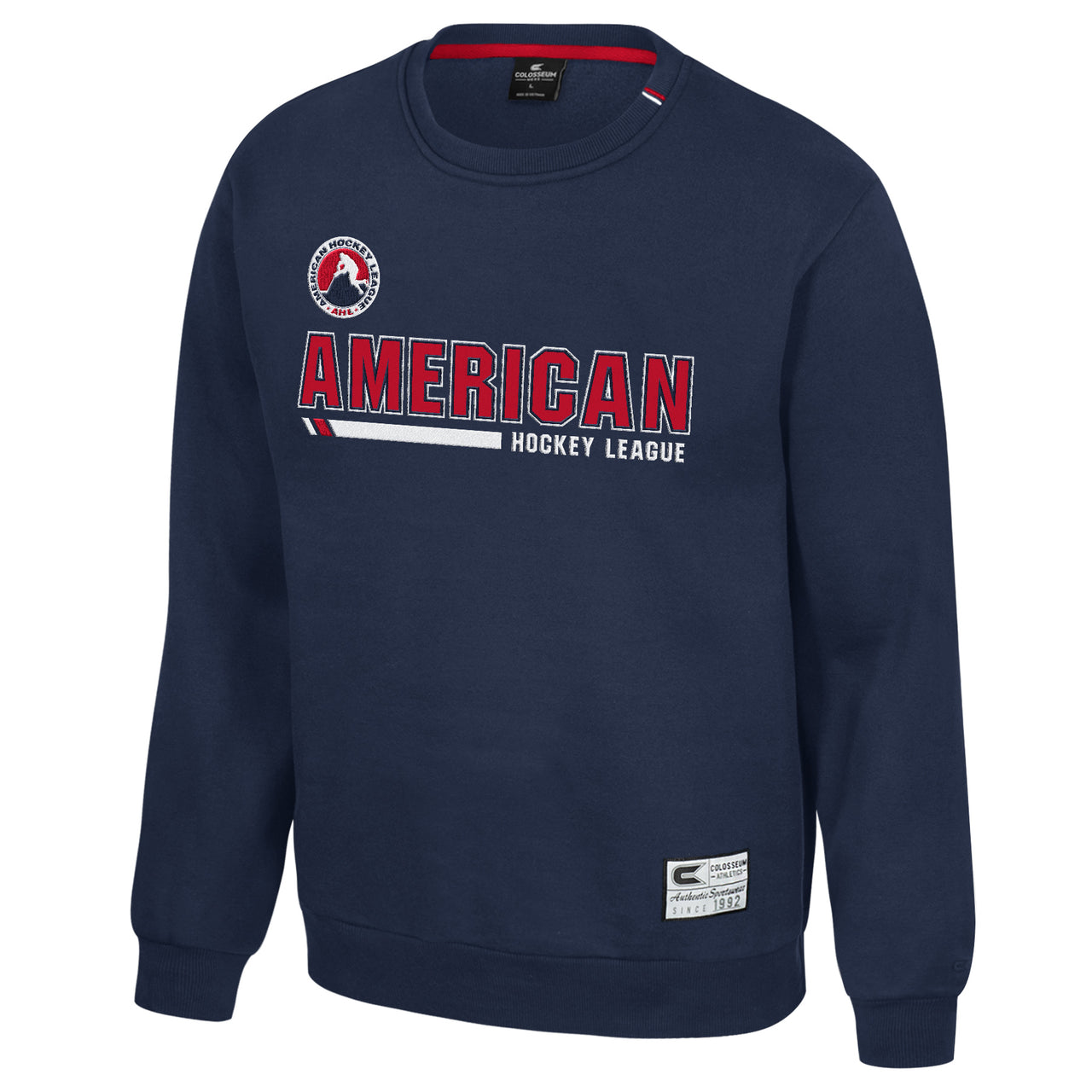 Colosseum AHL Adult Charlie Navy Crewneck