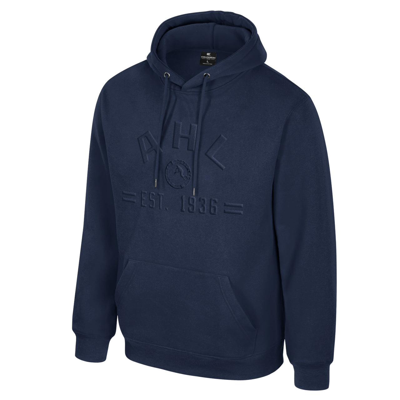 Colosseum AHL Adult New Member Embroidered Navy Hoodie