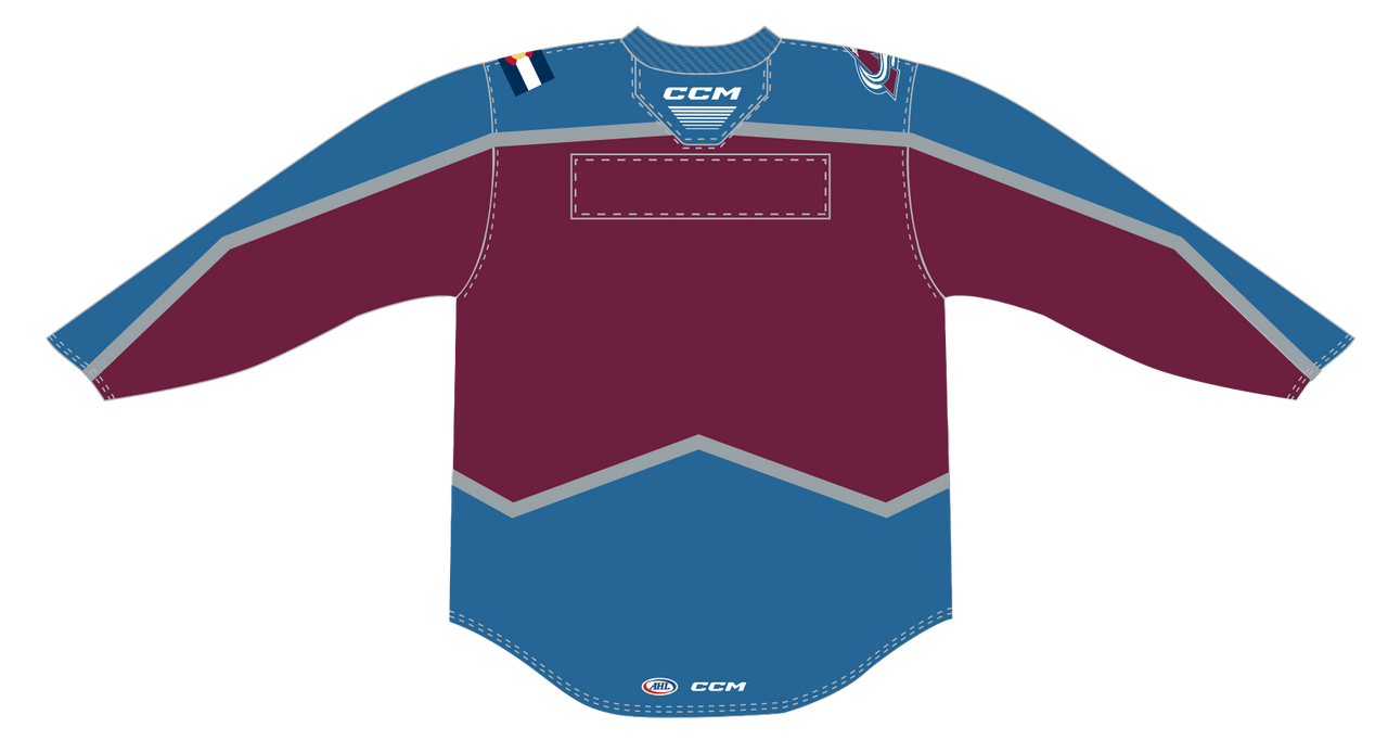 CCM Quicklite Colorado Eagles Customized Premier Third Jersey