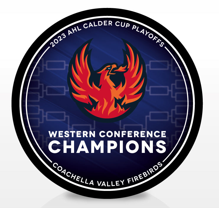 Coachella Valley Firebirds 2023 Western Conference Champions Souvenir Puck