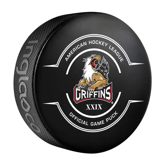Grand Rapids Griffins Official 24th Season Center Ice Game Puck