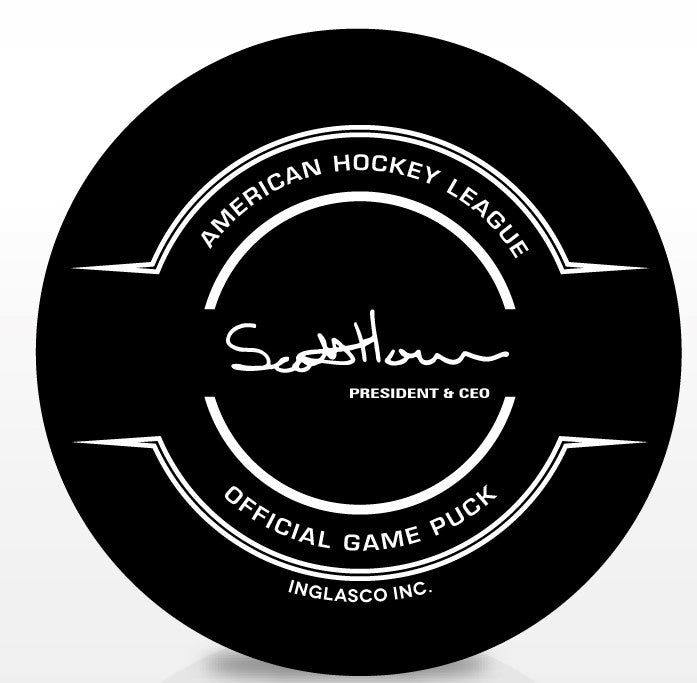 Rockford IceHogs Official Center Ice Game Puck (Circle Logo)
