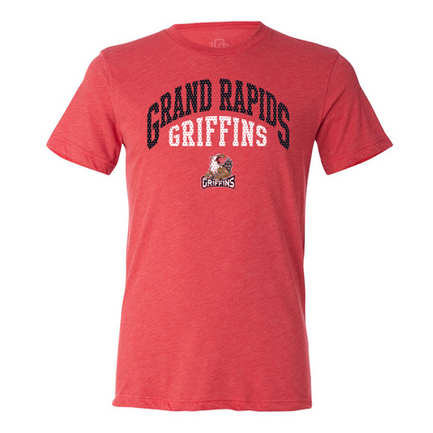 108 Stitches Grand Rapids Griffins Athletic Adult Short Sleeve T-Shirt