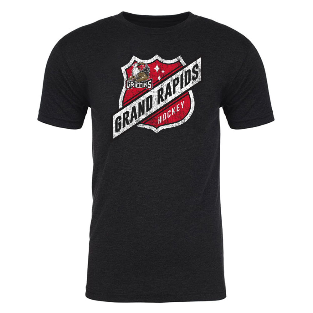 108 Stitches Grand Rapids Griffins Adult Highway Short Sleeve T-Shirt