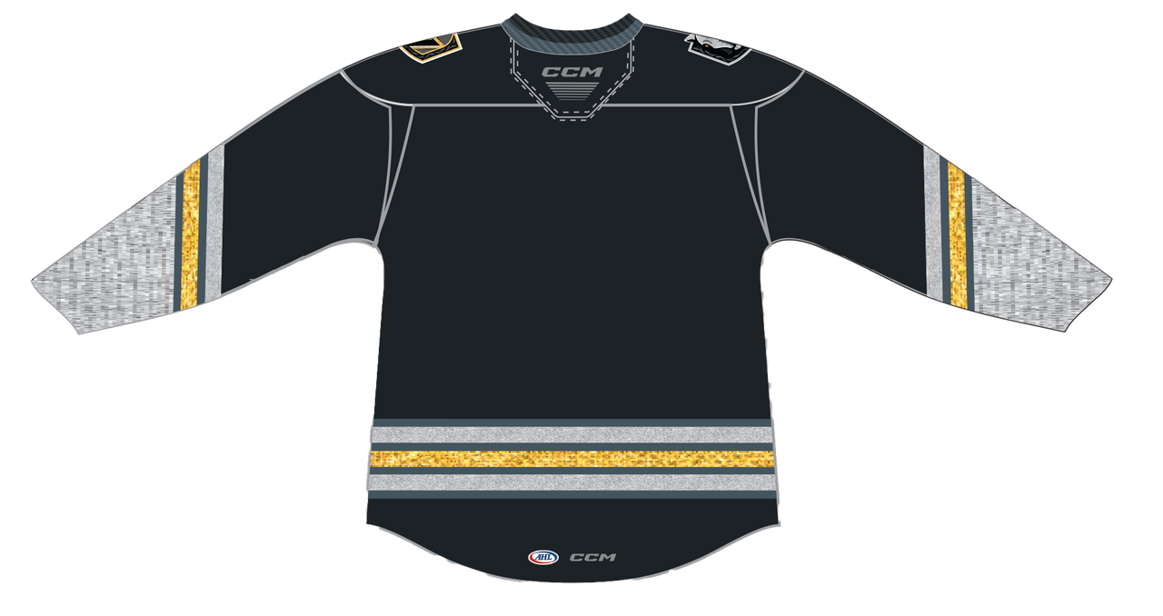CCM Quicklite Henderson Silver Knights Alternate Black Jersey