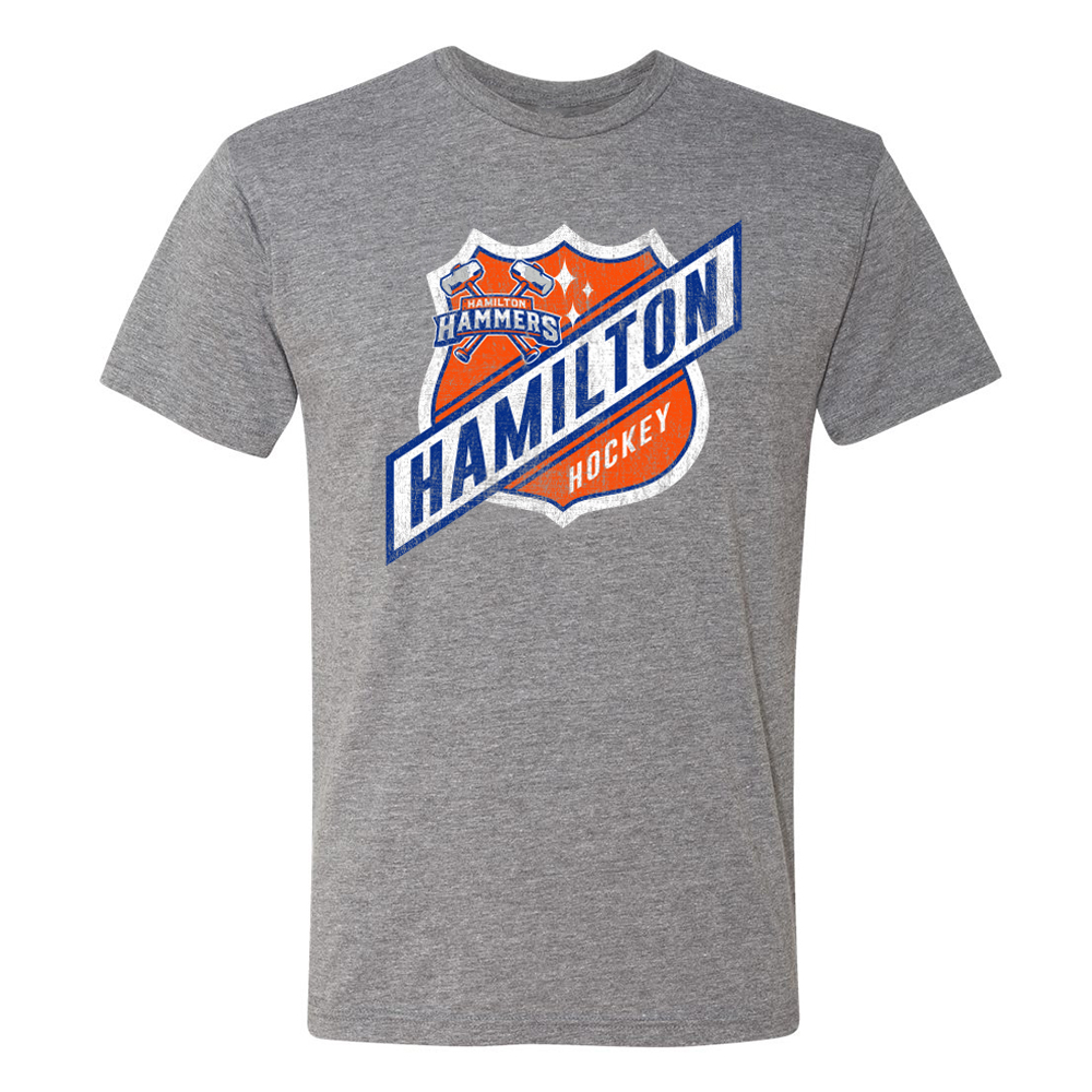 108 Stitches Hamilton Hammers Adult Highway Short Sleeve T-Shirt