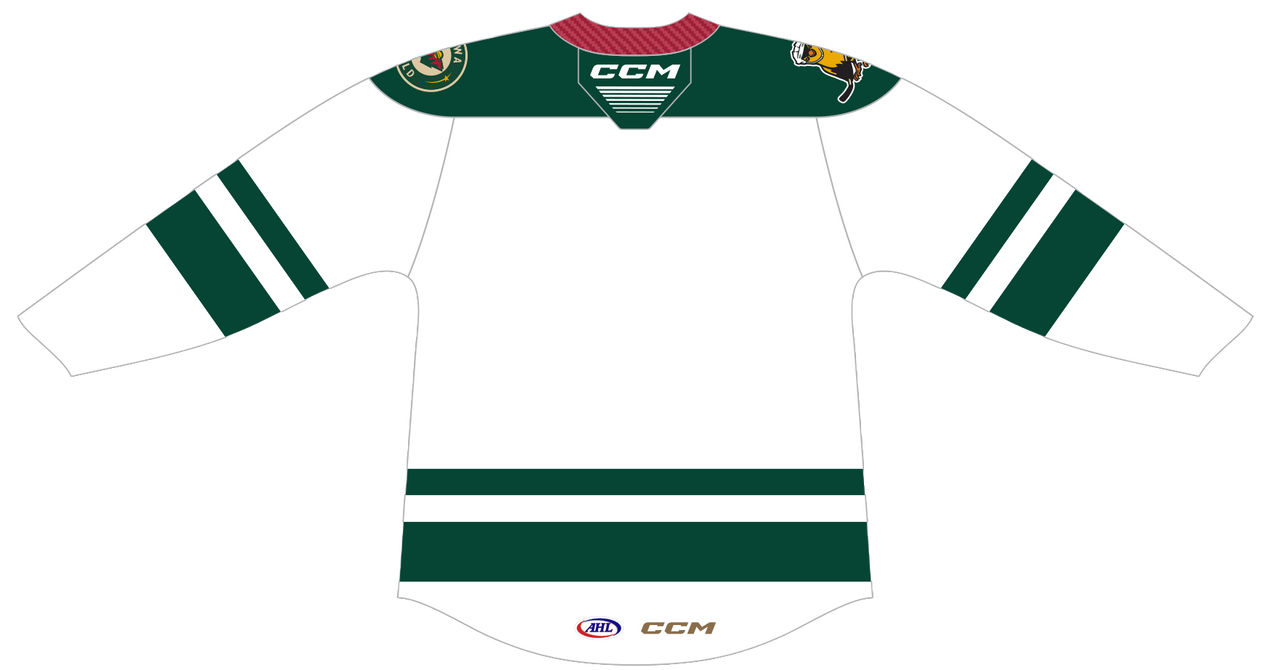 CCM Quicklite Iowa Wild Premier White Third Jersey (25-26)