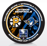 Providence Bruins vs Springfield Thunderbirds 2026 Calder Cup Playoffs Dueling Souvenir Puck