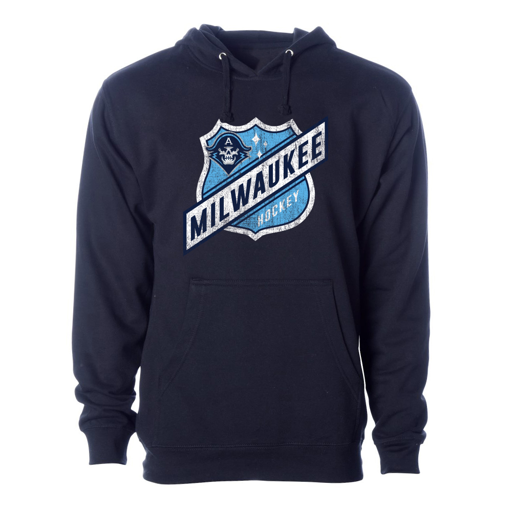 108 Stitches Milwaukee Admirals Adult Highway Hoodie