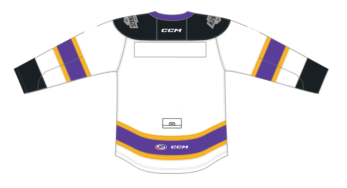 CCM Quicklite Ontario Reign Premier White Jersey (26-27)