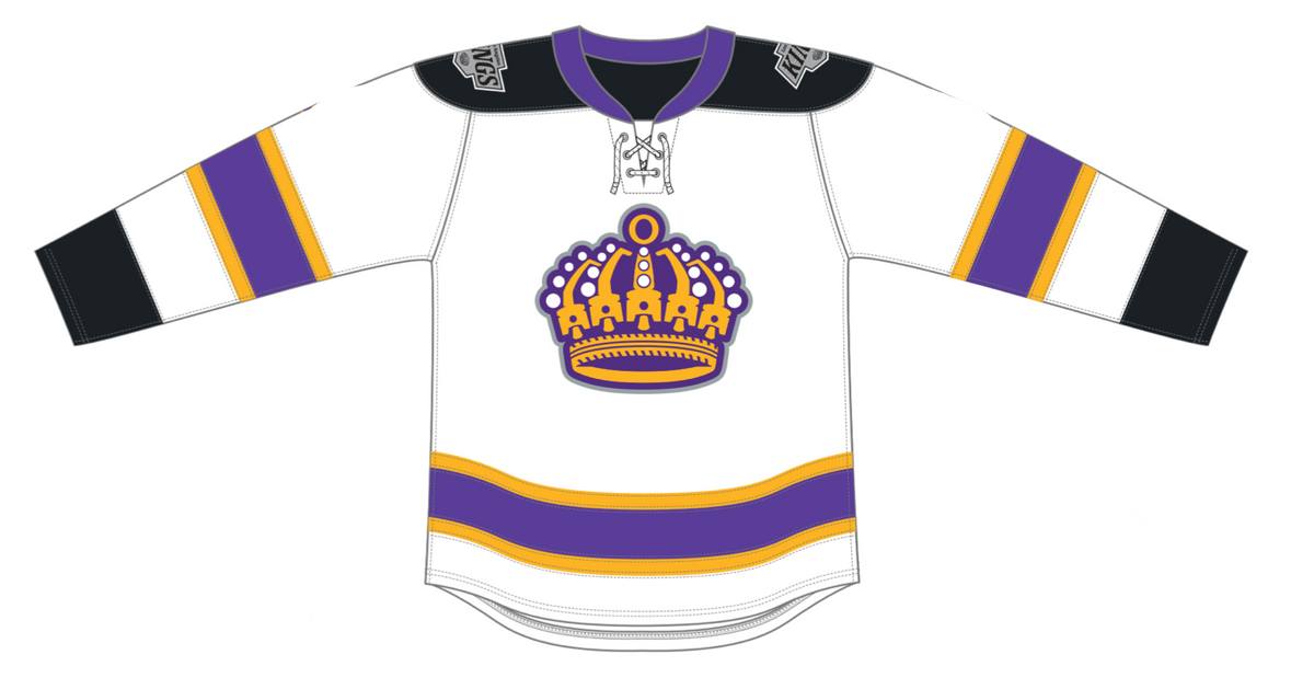 CCM Quicklite Ontario Reign Premier White Jersey (26-27)