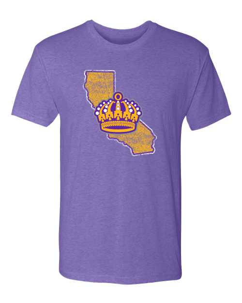 108 Stitches Ontario Reign Adult State of California Short Sleeve T-Shirt