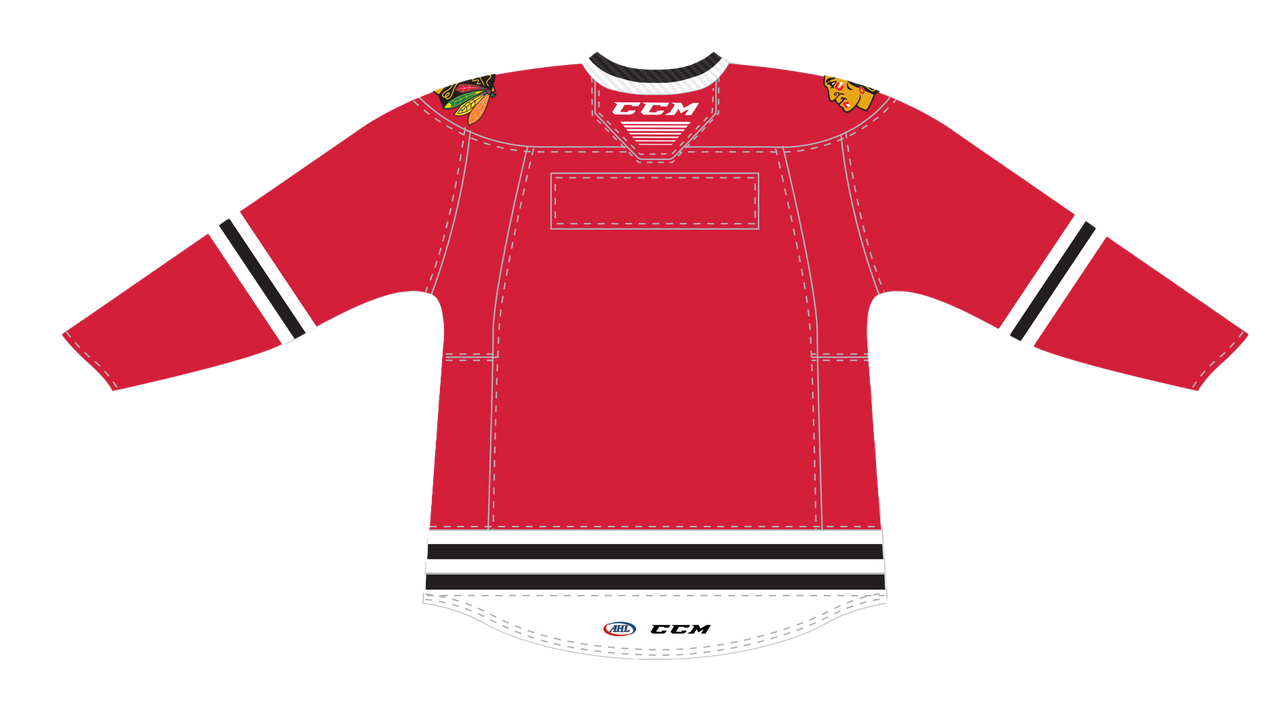 CCM Quicklite Rockford IceHogs Customized Premier Red Jersey