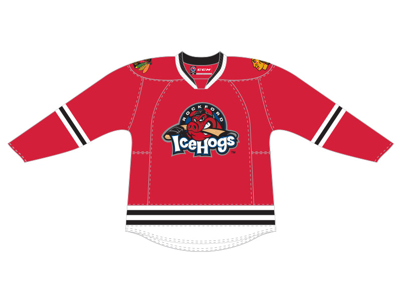 CCM Quicklite Rockford IceHogs Premier Red Jersey (Clearance)