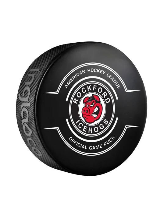 Rockford IceHogs Official Center Ice Game Puck