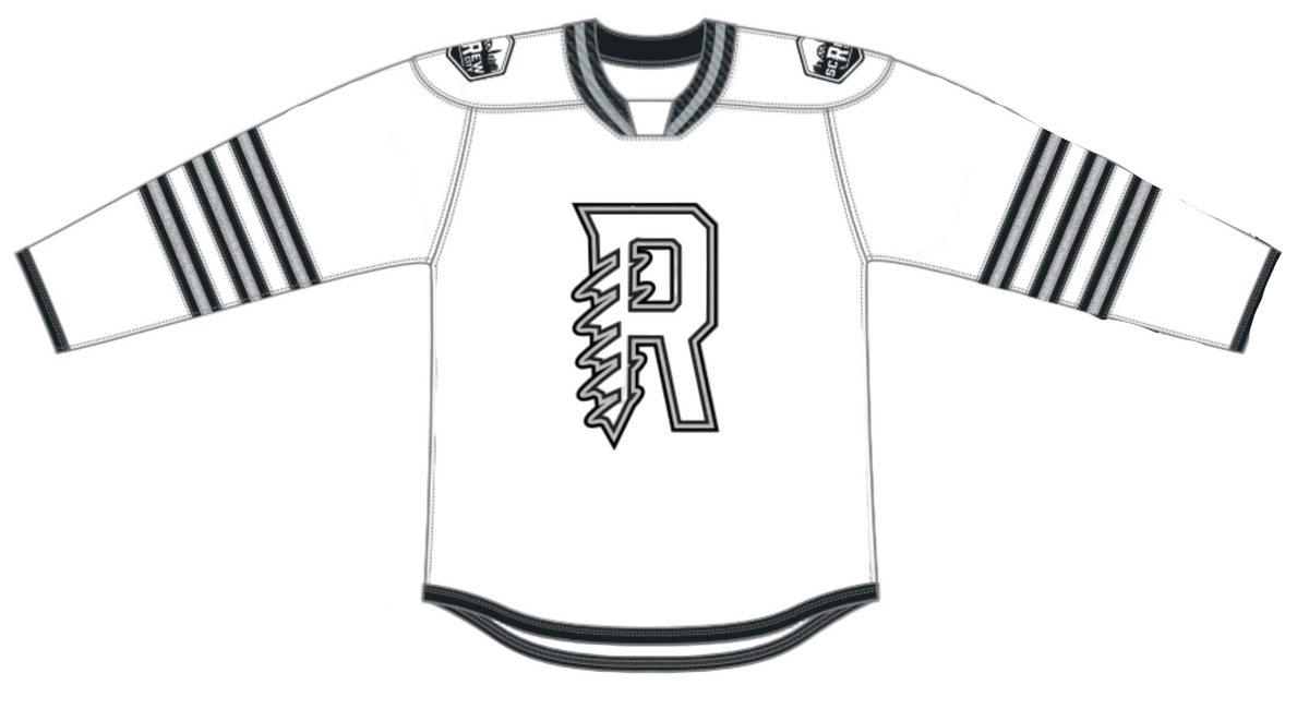 CCM Quicklite Rockford IceHogs Premier Third White Jersey (26-27)