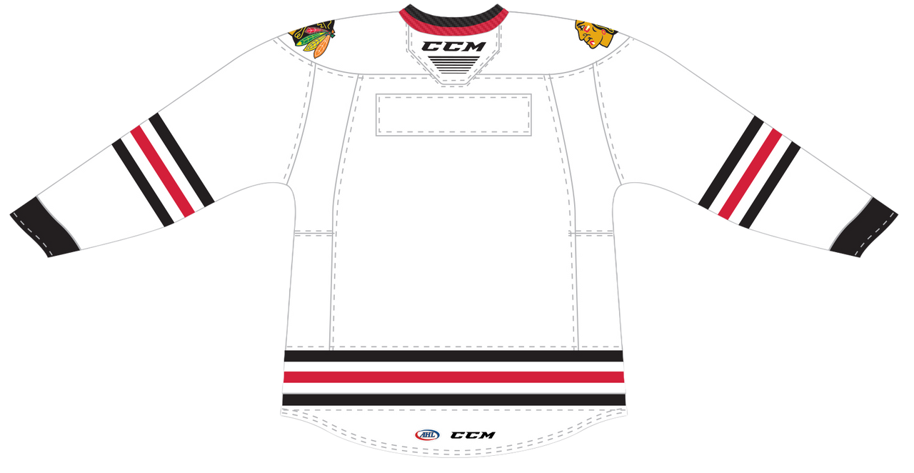 CCM Quicklite Rockford IceHogs Premier White Jersey