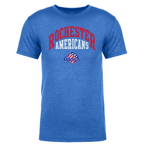 108 Stitches Rochester Americans Adult Athletic Short Sleeve T-Shirt
