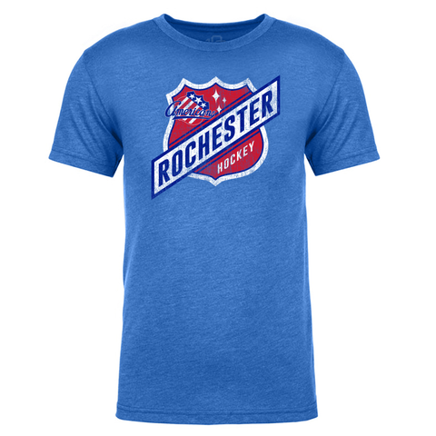 108 Stitches Rochester Americans Adult Highway Short Sleeve T-Shirt